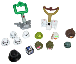 14 Angry Birds Star Wars Death Star Jenga Game + Launchers Replacement Figures - £7.72 GBP