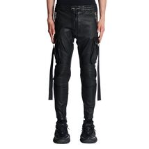 Mens Leather Pants Black - $140.00
