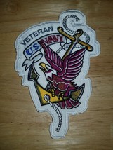 "Veteran US Navy" Eagle And Anchor Patch       10142W - $15.48