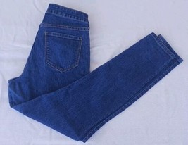 Old Navy Super Skinny Denim Jeans Size 12 High Rise Dark Wash Blue 30x28 Pants - £8.52 GBP