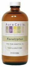 NEW Aura Cacia Pure Essential Oil Exhilarating Eucalyptus Aromatherapy 16 floz - £60.99 GBP