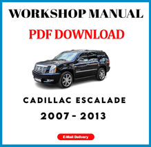 CADILLAC ESCALADE 2008 2009 2010 2011 2012 2013 SERVICE REPAIR WORKSHOP ... - £6.18 GBP