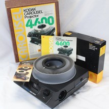 Kodak 4600 Carousel Slide Projector Standard Lens Remote Manual Original... - $244.99