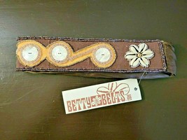 Betty Belts Size Small Style W2 Frida Beadwork Women&#39;s Belt Tie Wrap (NEW) - £15.53 GBP