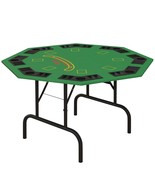 Soozier Folding Octagon Poker Table - 47&quot; Green - $3,508.19 MXN