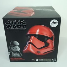 Star Wars Black Series Galaxy&#39;s Edge Captain Cardinal Electronic Helmet NEW - $197.99