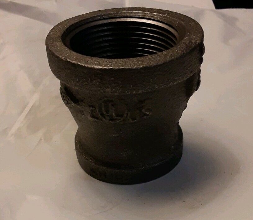 B-RCP1210 Reducing Coupling 1-1/4&quot; x 1&quot;, Black Triangle metals - $1.98