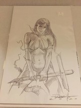 2022 Dynamite Comic Vampirella Lucio Parrillo Black &amp; White Sketch Virgi... - £15.71 GBP