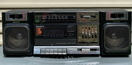 Vintage Sony CFS-1000 Stereo AM/FM Radio Cassette-Recorder Boombox AS IS - £28.92 GBP