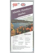 2009 AAA CAA Map Atlantic Provines Quebec State &amp; Provincial Series - $190.13 MXN