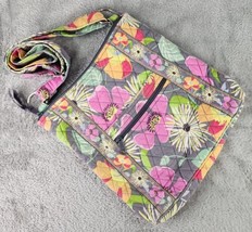 Vera Bradley Purse Womens Mutlicolor Floral Jazzy Blooms Distressed Quilted Bag - £15.56 GBP