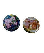 MTV Music Television Vintage Collectible Pins Metal Buttons Michaelangel... - $369.07 MXN