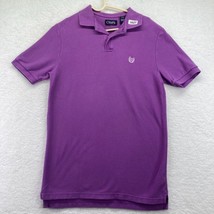 Ralph Lauren Chaps Mens Polo Shirt Size Small Purple Short Sleeve Logo - £7.73 GBP