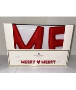 Sugar Paper Los Angeles Red Felt Garland MERRY MERRY Heart Christmas Tar... - $31.91 CAD