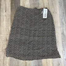 NWT Allison Taylor Skirt Black with Gold Sz M - $14.44
