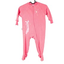 Kozy Kidz Footie Pajamas 3T Pink Ballet Shoes Footed Fleece Ballerina On... - $14.71