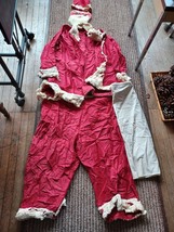 Vintage 1940s Hand Made Santa Claus Suit Sack Included - £38.75 GBP