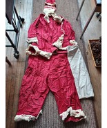 Vintage 1940s Hand Made Santa Claus Suit Sack Included - €42,21 EUR