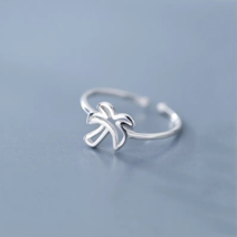 Cool 925 Sterling Silver Minimal Hollow Tree Adjustable Ring (Size 6-7.5) - £12.58 GBP
