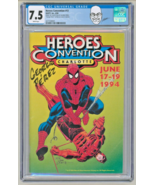 George Perez Collection Copy CGC 7.5 Heroes Con Program #13 1994 Spiderm... - £77.85 GBP