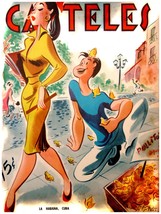 Wall Quality Decor Poster.Room design.Guy running after model girl.6917 - $16.20+