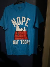 Nope not today New Snoopy Tee Size L - £11.87 GBP