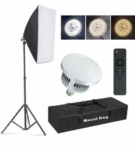 MOUNTDOG Softbox Lighting Kit, Photography Studio Light w/19.7&quot;X27.5&quot; Re... - $44.55