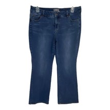So Sliming By Chicos Womens Jeans Size 2.5=14 Short Blue Denim Medium Wash  - £19.96 GBP