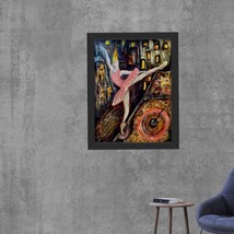 Ballet dancer stained glass painting,abstract painting on glass,gift for her. - £63.71 GBP