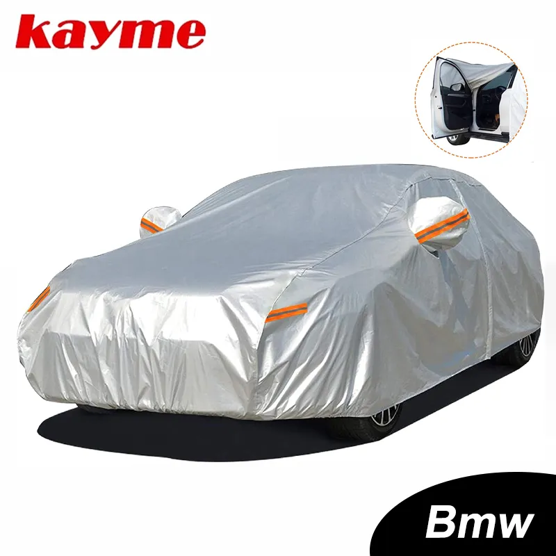 Kayme Waterproof Car Covers Outdoor Sun Protection Cover For Car For BMW E46 E60 - £50.40 GBP+