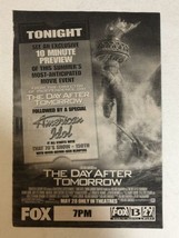 Day After Tomorrow Vintage Tv Guide Print Ad Dennis Quaid Jake Gyllenhau... - £4.70 GBP