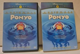 Ponyo Hayaon Miyazaki DVD Disney Studio Ghibli FIlm Widescreen Slipcover... - £11.89 GBP