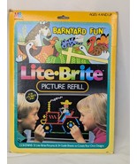 Lite Brite Barnyard Fun Pictures Refill Lot 1988 MB Milton Bradley - $17.95