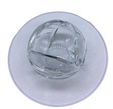 24% Lead Crystal Trinket Glass Bowl Made in Poland Round 4.5&quot; Vase/Rose Bowl - £13.26 GBP