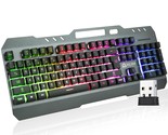 KLIM Lightning Wireless Keyboard US New 2022 + Metal Frame and Durable K... - $45.99