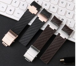 22mm Silicone Rubber Band Strap for Ulysse Nardin Maxi Marine Diver Watch - $18.08+
