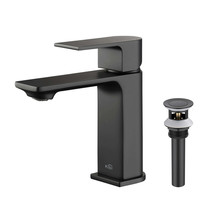 Mirage Single Handle Lavatory Faucet - Matte Black - £91.97 GBP