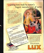 Vintage 1922 LUX Laundry Detergent Soap Art Decor Ephemera Roaring 20&#39;s ... - $25.98