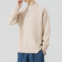 Half High Necked Sweater For Men&#39;s Casual Knitwear Outerwear - £32.87 GBP+