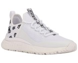 GUESS Women Lace Up Low Top Sneakers Carlan Size US 5.5M White Knit - $39.60