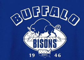 AAFC Football Buffalo Bisons 1946-1949 Mens Polo XS-6XL, LT-4XLT Bills New - £20.02 GBP+