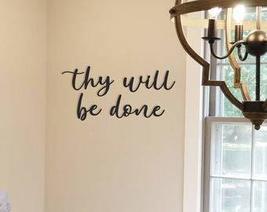Free brand Thy Will be Done - Metal Wall Decor - Metal Wall Art - Decor - Metal  - £47.43 GBP