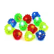 Novelty Flashing LED Bumpy Jelly Ring (12 Pcs) By C&amp;H Solutions ® - $167.19 MXN