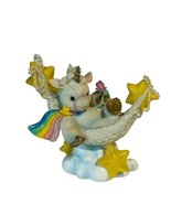 Unicorn Figurine Pegasus Enesco Starlight Starbright 1995 Relax Enjoy Co... - $39.55