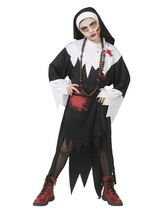 Girls - Horror Nun Costume - $30.70
