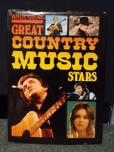 Great Country Music Stars by Andy Gray ~ 1975 ~ Hardback Book DJ ~ Color Photos - £5.31 GBP