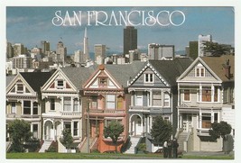 Postcard San Francisco California Victorian Houses Steiner Street Unused - £4.57 GBP