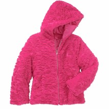 George Fake Fur Coat Size 4/5 Extra Small Neon Pink - £7.10 GBP