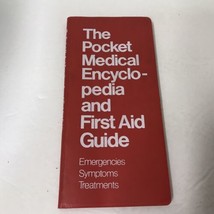 The Pocket Medical Encyclopedia Vtg 1979 Red Vinyl Cover - $5.93