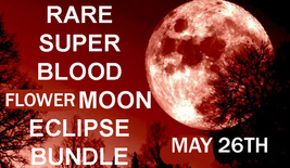 Discounts To $167 May 26TH Haunted Super Blood Moon Full Eclipse Bundle Magic - £78.82 GBP